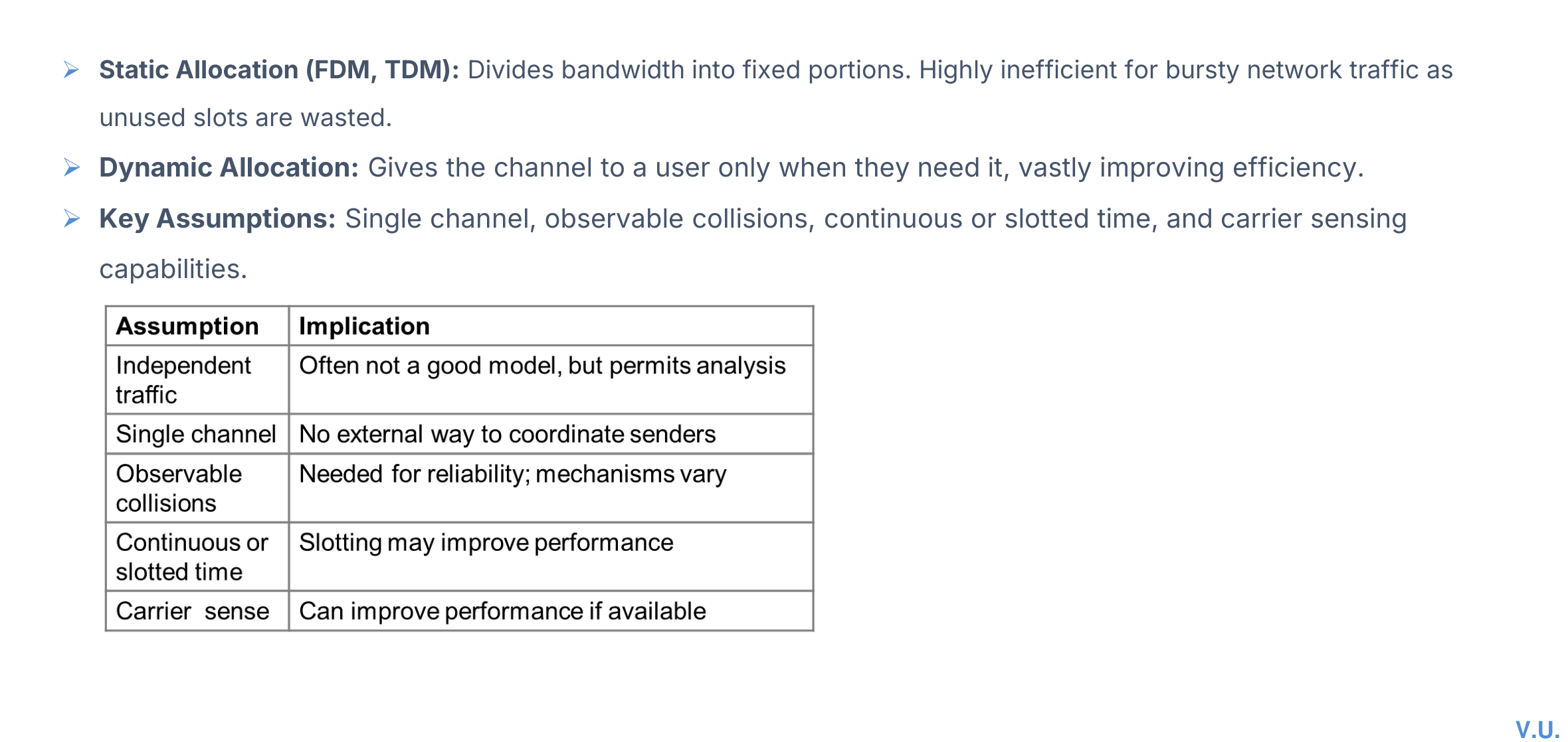 Comparison of static and dynamic channel allocation approaches